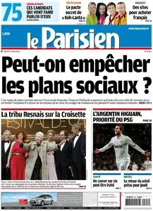 Le Parisien + Cahier Paris du Mardi 22 Mai 2012