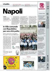 la Repubblica Napoli - 21 Ottobre 2018