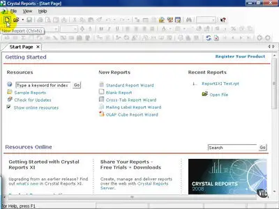 VTC - Crystal Reports XI - Beginner