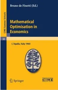 Mathematical Optimisation in Economics [Repost]