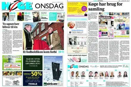 Køge Onsdag – 24. januar 2017