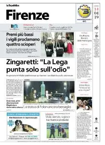 la Repubblica Firenze - 14 Aprile 2019