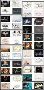 140 Handwritten Font Collection - 55 Typefaces