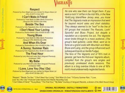 The Vagrants - The Great Lost Album (1965-68) {Retro Disc RDI33007 rel 2006} (feat. Leslie West)