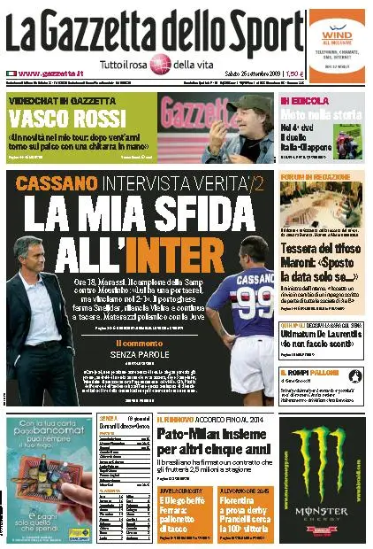 La Gazzetta dello Sport (26-09-09)