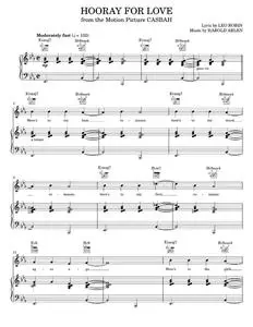 Hooray For Love - Harold Arlen, Steve Tyrell (Piano-Vocal-Guitar)