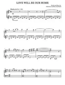 Love Will Be Our Home - Sandi Patty, Steven Curtis Chapman (Piano Solo)