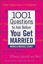 1001 questions to ask before you get married (Repost)