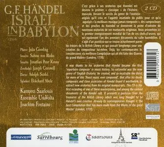 Joachim Fontaine, Ensemble UnaVolta, Kantorei Saarlouis - George Frideric Handel: Israel in Babylon (2005)