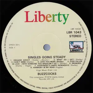 Buzzcocks - Singles Going Steady (Liberty 0C 054-82790) (UK 198_, 1979) (Vinyl 24-96 & 16-44.1)