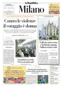 la Repubblica Milano - 24 Novembre 2019