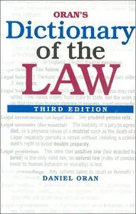 Oran's Dictionary of the Law (repost)