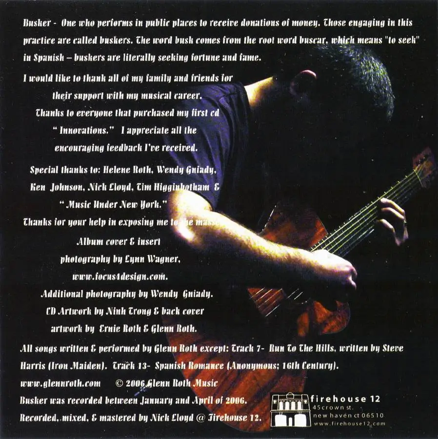 Glenn Roth - Busker (2006)