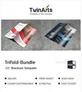 GraphicRiver - Tri-fold Bundle_2 in 1