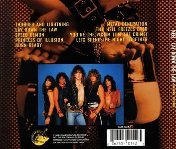Keel - Lay Down The Law (1984, remaster 2008)