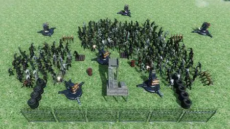 Unity Zombie Tower Defence Game