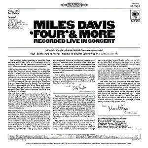 Miles Davis - 'Four' & More. Recorded Live In Concert (1964) {2006 DSD Japan Mini LP Edition, SICP-1212}