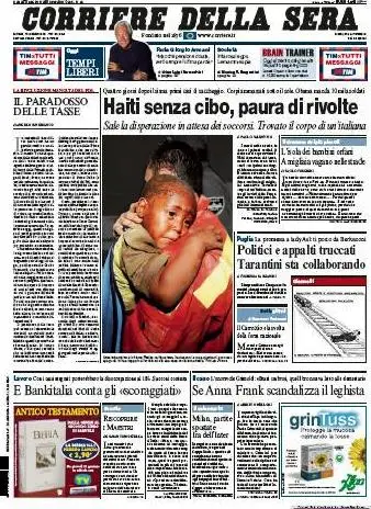 Il Corriere della Sera (16-01-10)