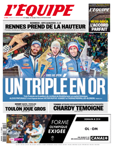 L'Equipe du Samedi 23 Janvier 2016