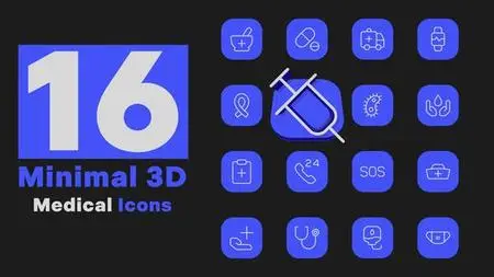 Minimal 3D - Medical Icons 51922154