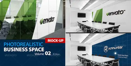 GraphicRiver - Mock-up Logo 3D Business Space Vol.2