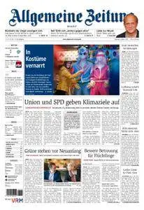 Allgemeine Zeitung Mainz - 09. Januar 2018