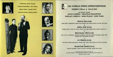 Joseph Celli & Jin Hi Kim - No World (Trio) Improvisations (1992)