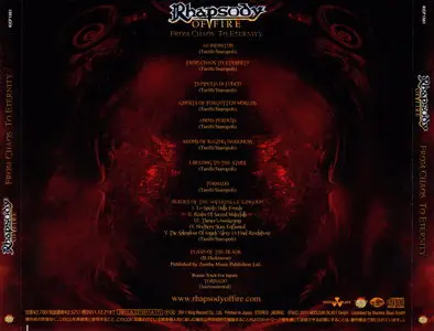 Rhapsody Of Fire - From Chaos To Eternity (2011) [Japanese Edition]