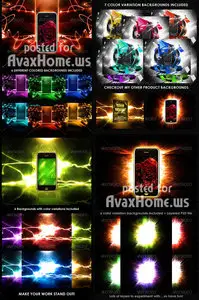 GraphicRiver Product Display Backgrounds (4 Packs)