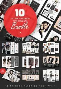 CreativeMarket - 10 Fashion Flyer Designs Bundle V.1