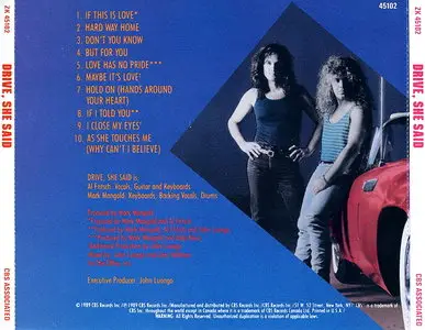 Drive, She Said - Drive, She Said (1989)