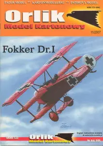 Orlik 044 Fokker DrI [paper model]