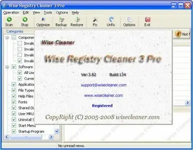 Wise Registry Cleaner Pro 3.82.134