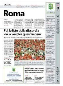 la Repubblica Roma - 28 Gennaio 2018