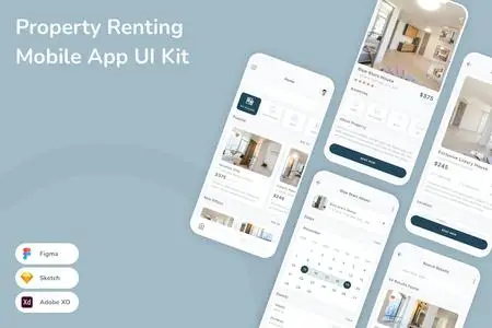 Property Renting Mobile App UI Kit