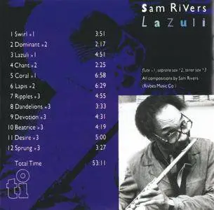 Sam Rivers Quartet - Lazuli (1989) {2015 Japan Timeless Jazz Master Collection Complete Series}