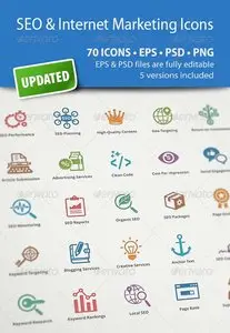 GraphicRiver SEO Services Icons Pack