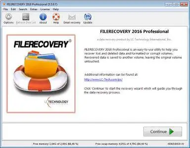 LC Technology Filerecovery 2016 Enterprise / Professional 5.5.9.7