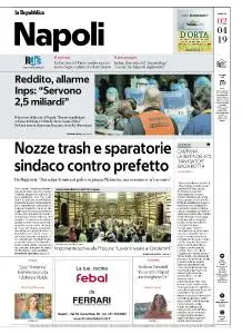la Repubblica Napoli - 2 Aprile 2019