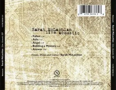 Sarah McLachlan - Live Acoustic (2004)