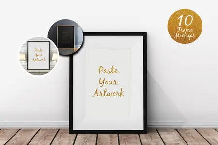 CreativeMarket - 10 Realistic Frame Mockups