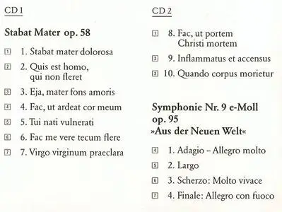 Antonin Dvorak - Stabat Mater Op.58 & Symphony No.9