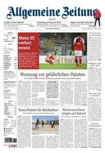 Allgemeine Zeitung Mainz - 04. Dezember 2017