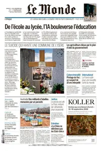 Le Monde - 6-7 Septembre 2026