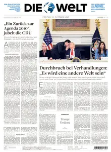 Die Welt - 10 Oktober 2025