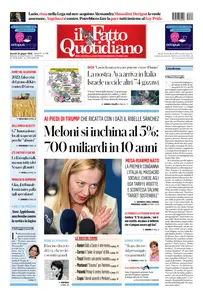 Il Fatto Quotidiano - 26 Giugno 2025