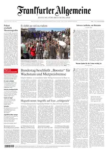 Frankfurter Allgemeine Zeitung - 27 Juni 2025