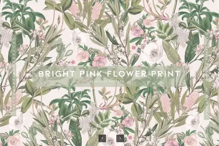 EE - Bright Pink Flower Print EFQALNL