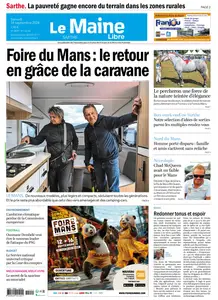 Le Maine Libre Sarthe Loir - 14 Septembre 2024