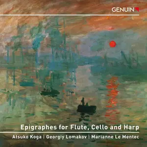Atsuko Koga - Epigraphes for Flute, Cello and Harp (2025) [Official Digital Download 24/96]